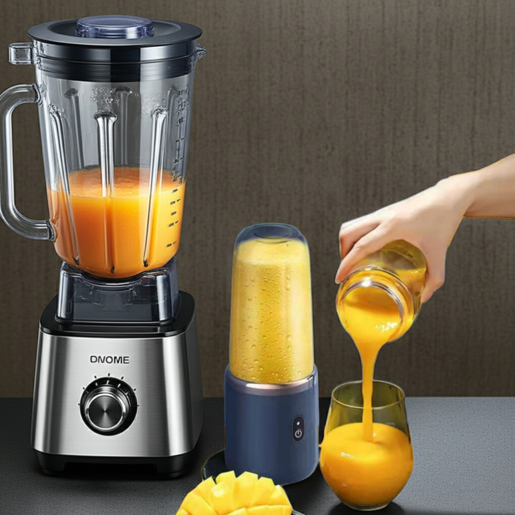 High Quality Twin Gear Portable Juice Blender