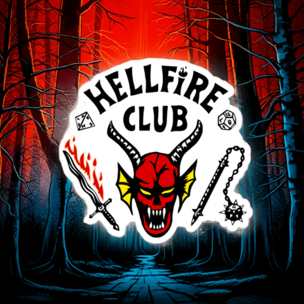 Hellfire Club-Stranger Things Sticker/Magnet