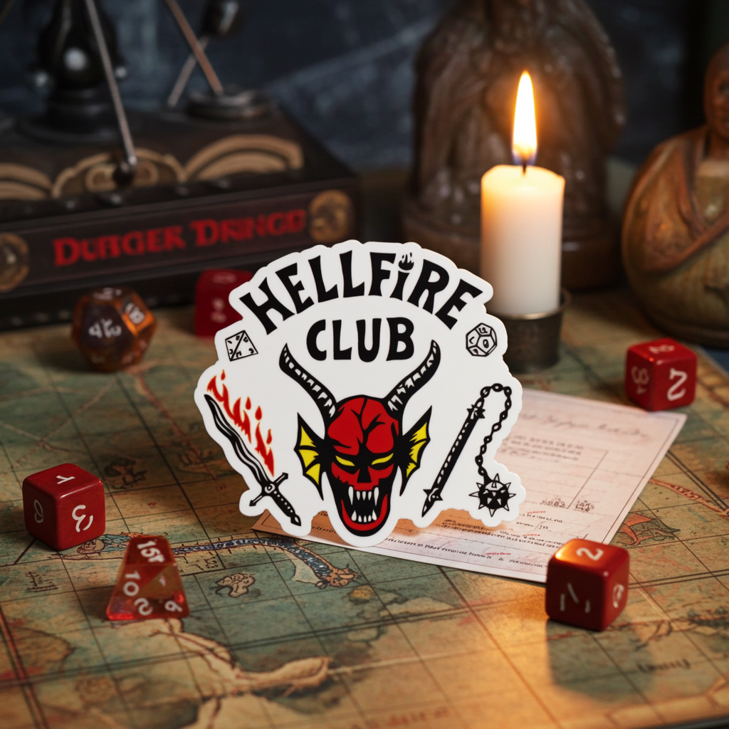 Hellfire Club-Stranger Things Sticker/Magnet