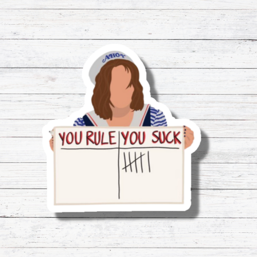 You Suck-Stranger Things Sticker/Magnet
